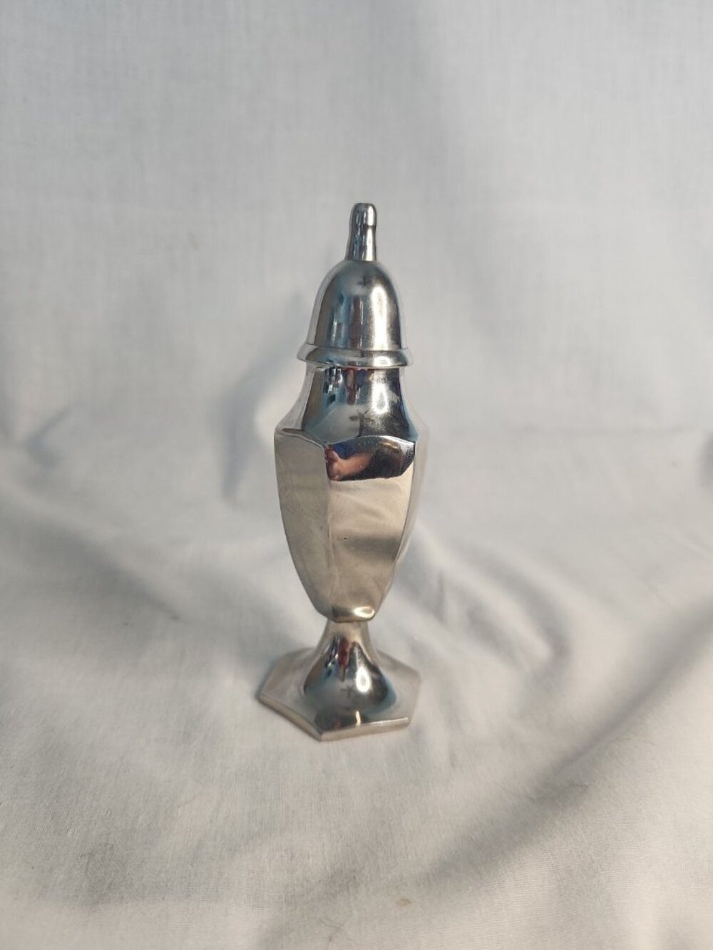 Vintage Silver Plated Salt Shaker Made In India Single Replacement
